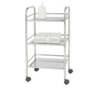 Wenko 12285100 Desserte Salle de Bain 3 Étages Chrome