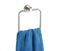Wenko 19639100 Anneau Porte-Serviette Bosio Acier Inox