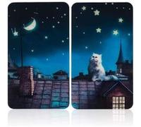 Wenko - 2 Couvre-plaques universel - 30 x 52 cm - MOON CAT G