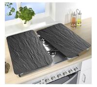 Wenko - 2 Couvre-plaques universel - Ardoise
