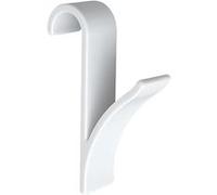 Wenko - 2 Crochets pour radiateurs sèche-serviettes - Blanc Blanc G