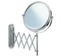 Wenko - 3656241100 - Deluxe - Miroir Mural à Bras Télescopique - Grossissement X5 - Diamètre: 20 cm G
