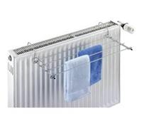 Wenko Sèche-linge pour radiateur 3781010100, métal chromé 57 x 7,5 x 23 cm, argent brillant