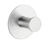 Wenko 4466540100 Celano Lot de 3 patères en acier inoxydable Mat Argenté