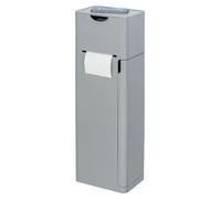 WENKO 6 in 1 WC-Garnitur 'Imon' in mattgrau