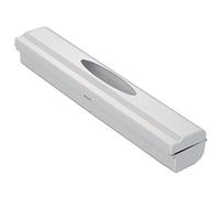 Wenko 86676900 Distributeur d'un Film Schneider Perfect-Cutter L Gris Clair -, Acrylonitrile Butadiène Styrène (ABS), 38 x 5,2 x 6,7 cm