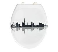 Wenko Abattant WC City Blanc