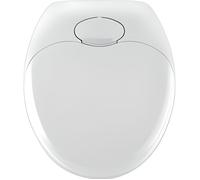 WENKO Abattant WC enfant, abattant WC Familial avec frein de chute ""Easy Close"", clipsable, thermoplast, 35,6 x 38 cm, Blanc