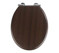 WENKO Abattant WC Wenge abaissement Automatique Marron - Marron foncé