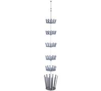Wenko Achilles organisateur pour chaussures 30x30x300 cm gris 6200090100