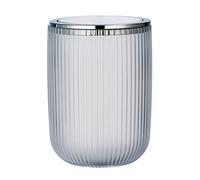 WENKO Agropoli Poubelle à couvercle basculant en plastique, Plastique, Blanc., 14,5 x 20 x 14,5 cm