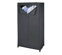 Armoire tissu WENKO - Deep Black - 75x150x50 cm - Pour ranger facilement vos vêtements