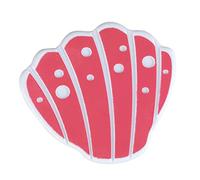 WENKO Autocollants antiglisse Coquillage set de 5 - Set de 5, Plastique, 10 x 10.5 cm, Rose