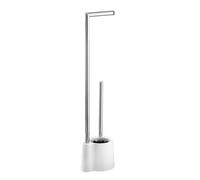 Wenko Avola porte-papier toilette avec brosse wc blanc 22989100