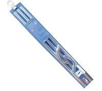 WENKO Barre de douche angle, tringle de rideau de douche, universel, aluminium inox, Ø 2 cm, Brillant