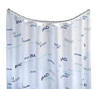 WENKO Barre de Douche Ronde Blanche Variable Blanc