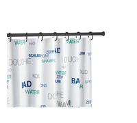 - Barre de douche télescopique - 110/185 cm - Noir