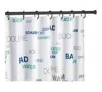 Wenko - Barre de douche télescopique - 110/185 cm - Noir Noir G
