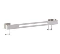 WENKO Barre porte-serviettes en acier inox Premium Plus - porte-serviettes, Acier inoxydable, 40.5 x 8.5 x 9.5 cm, Brillant