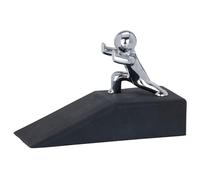 WENKO Bloc-Porte Hercules, Caoutchouc, 10 x 6.5 x 4 cm, Noir