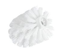 WENKO Brosse de Rechange Blanche avec Adaptateur - Tête de Brosse WC de Rechange, avec Adaptateur, Plastique, 8 x 9.3 x 8 cm, Blanc
