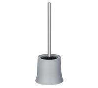 WENKO Brosse WC Basic gris - Brosse WC grise Excellent Rapport Qualité/Prix, Polypropylène, 14 x 38 x 14 cm, Gris