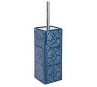 Wenko Brosse WC posée Cordoba 22654100 – Céramique bleu, fermée et hygiénique