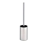 WENKO Brosse WC Detroit Acier INOX - Porte-Brosse WC, Acier Inoxydable, 8.9 x 41.5 x 8.9 cm, Satiné