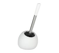 WENKO Brosse WC Polaris Blanc Mat céramique - Porte-Brosse WC, Céramique, 15 x 36 x 14.5 cm, Blanc