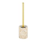 WENKO Brosse WC Terralba avec structure en feuilles Blanc