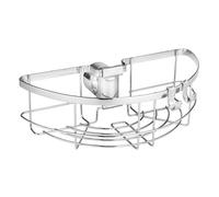 WENKO chariot de douche en inox Floresta rond 26 x 8 x 15,5 cm