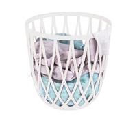 Wenko - Coffre à linge et Tabouret de salle de bains Omio - Blanc