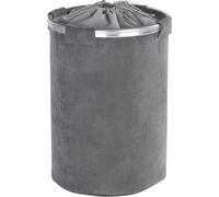 WENKO Collecteur de linge CORDOBA Gris 68 L Corbeille Boîte Sac Rangement Trieur Salle de bain