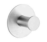 WENKO Crochet Mural Inoxydable Celano Acier INOX, Acier Inoxydable, 5 x 3.3 x 5 cm, Mat