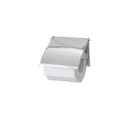Porte Papier Toilette Mural Cover, Dérouleur Papier Toilette Mural, Acier, 13,5x12x2,5 Cm, Chromé - Wenko