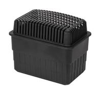 WENKO Déshumidificateur avec bloc de granulés de 1 kg - Idéal pour salle de bain, garage, cave - Rechargeable - Noir - 24 x 16 x 15,5 cm