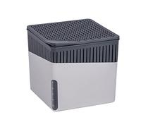 WENKO Déshumidificateur Cube 500 g, pour pièces jusqu’à 40 m³, elimine l'humidité, anti moississure, sans électricité, silencieux, rechargeable, gris