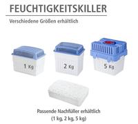 WENKO Déshumidificateur d'intérieur « Humidity Killer » - Granulés déshumidifiants 5 kg pour cave et salle de bain