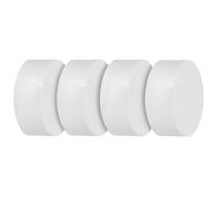 WENKO Déshumidificateur Mod. Prisma Recharge | 4 x 500g Chlorure de Calcium pour Absorbeur d'Humidité | Prévention Moisissure | Idéal pour Espaces jusqu'à 40 m³ | Blanc 10 x 4 cm