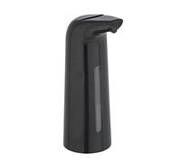 WENKO Distributeur de désinfectant & savon à infrarouge Larino, distribution automatique par capteur, convient aussi pour du savon liquide, sans contact, rechargeable, à piles, 400 ml, 9 x 22,5 x 9 cm