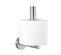 WENKO Distributeur de rouleaux de papier toilette de rechange Bosio acier inoxydable mat pour le montage mural Mat
