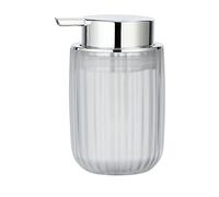 Wenko Distributeur de Savon Agropoli Blanc Distributeur de Savon Liquide Vaisselle 0.25 L Plastique 7,5 x 12,5 x 9 cm