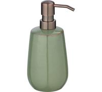 WENKO Distributeur de savon céramique Doseur liquide salle de bain cuisine WC Sirmione 430 ml