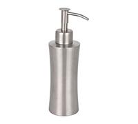 WENKO Distributeur de savon Doseur de lotion PIENO Acier inoxydable 125 ml Salle de bain WC Accessoires