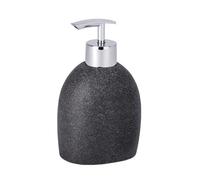 WENKO Distributeur de savon liquide 295ml rechargeable Doseur Lotion Puro Gris Salle de bains WC