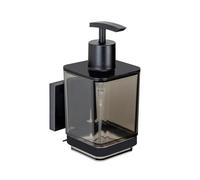 WENKO Distributeur de savon Vacuum-Loc® mod. Quadro noir, fixation sans perçage