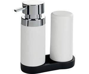 WENKO Easy Squeez-e Station de rinçage Set Distributeur de produit à vaisselle Savon Pump 250 ml chacun