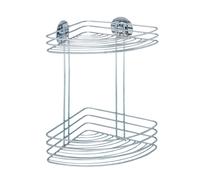 WENKO Eck Dusch Caddy Étagère Salle de bain Douche WC sans percer 2 étagères Turbo-Loc