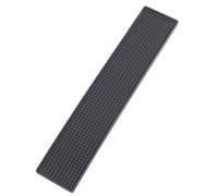 Wenko Tapis égouttoir Slim 42 x 8 x 1 cm silicone souple noir 54700100