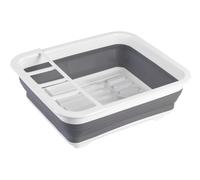 WENKO égouttoir à vaisselle support séchoir panier grille cuisine support évier gris